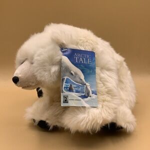 NWT 2007 National Geographic Arctic Tale Plush Polar Bear NANU 9" Bear